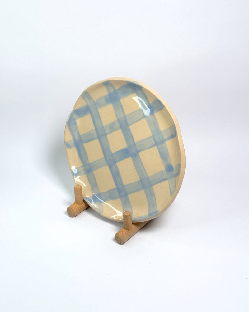 Plato picnic azul - Imagen 3