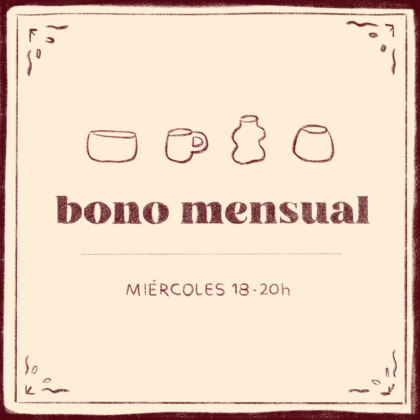 Bono mensual · MIERCOLES