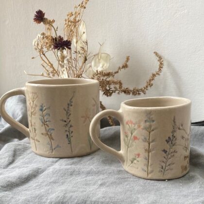 Taller de taza floral · jue 23 enero