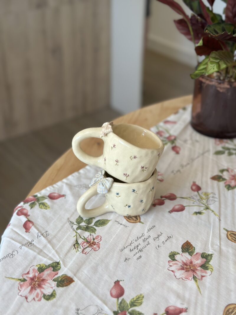 coquette bow mug