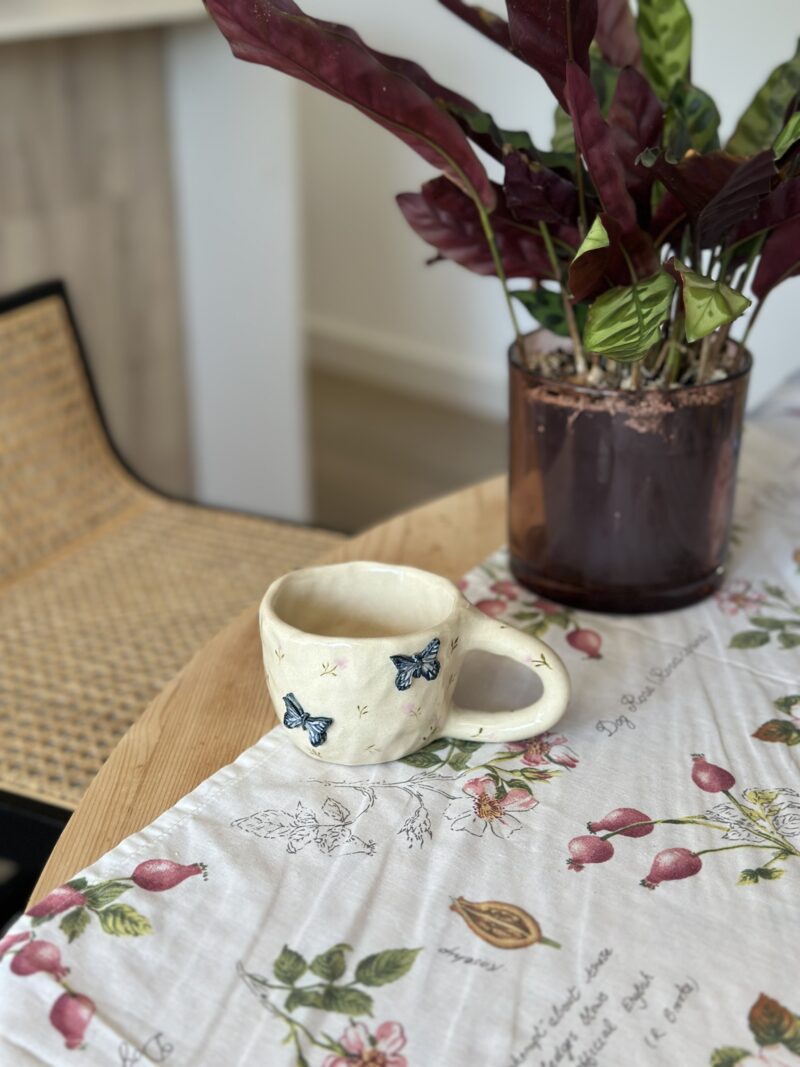 butterfly mug