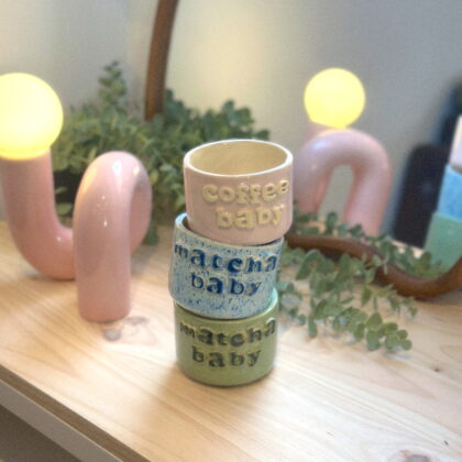 vaso coffee baby rosa