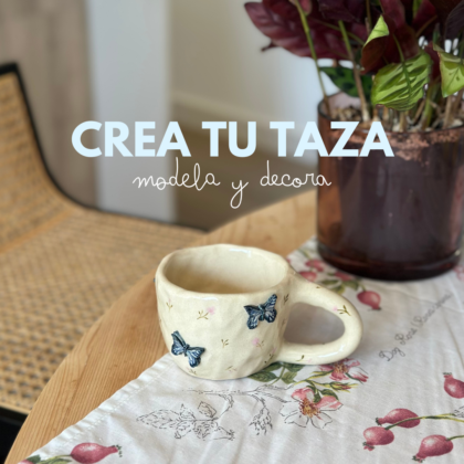 Crea y decora tu taza · sáb 28 febrero