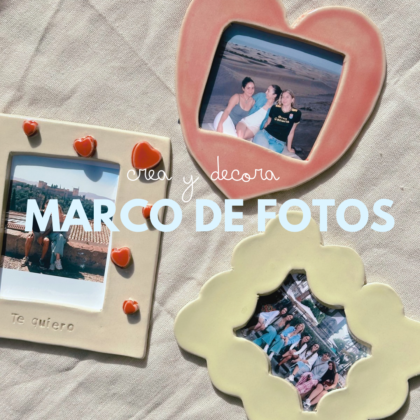 ❤ Crea y decora tu marco de fotos · sáb 14 febrero