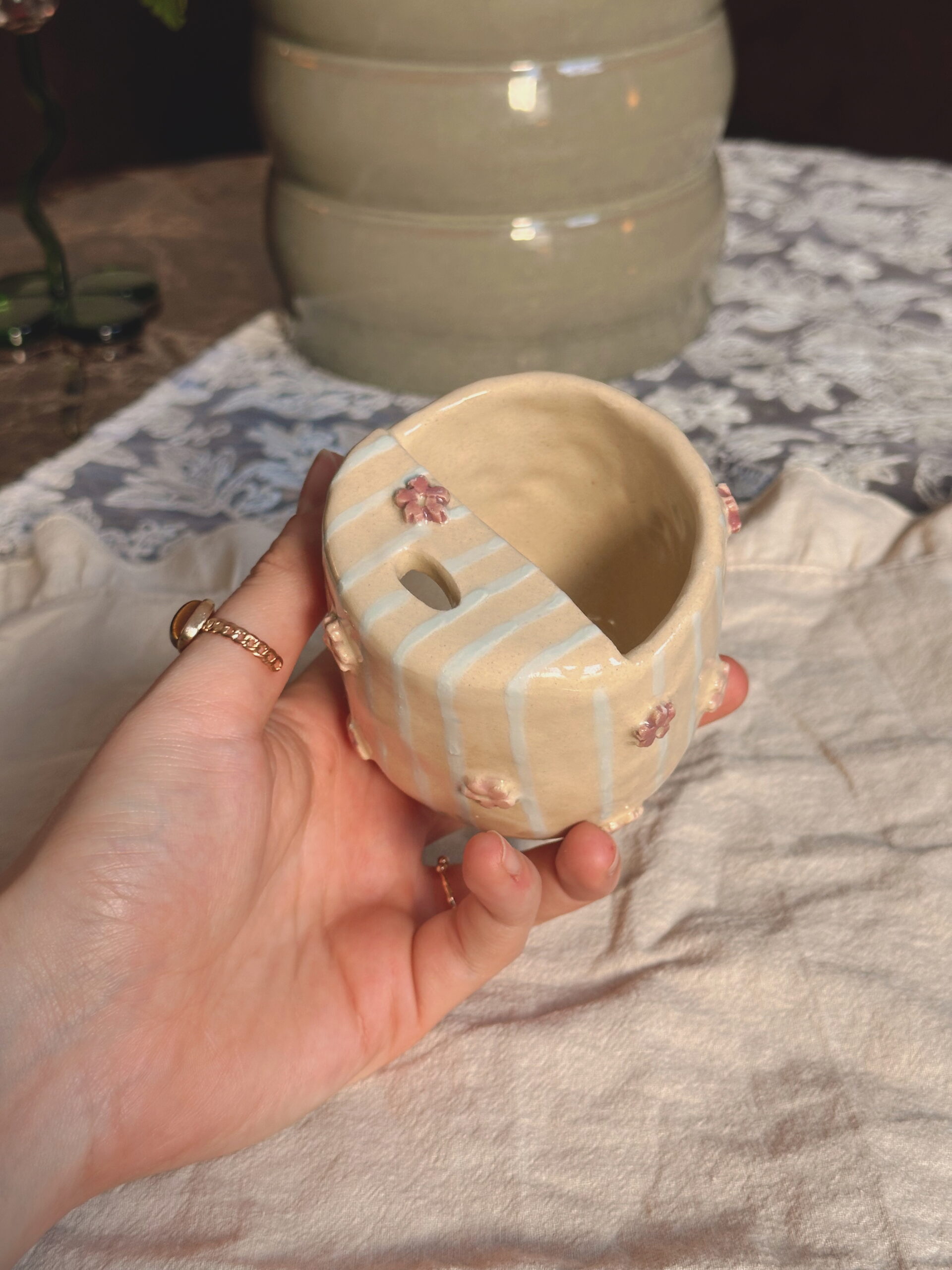 cute blue travel cup - Imagen 3