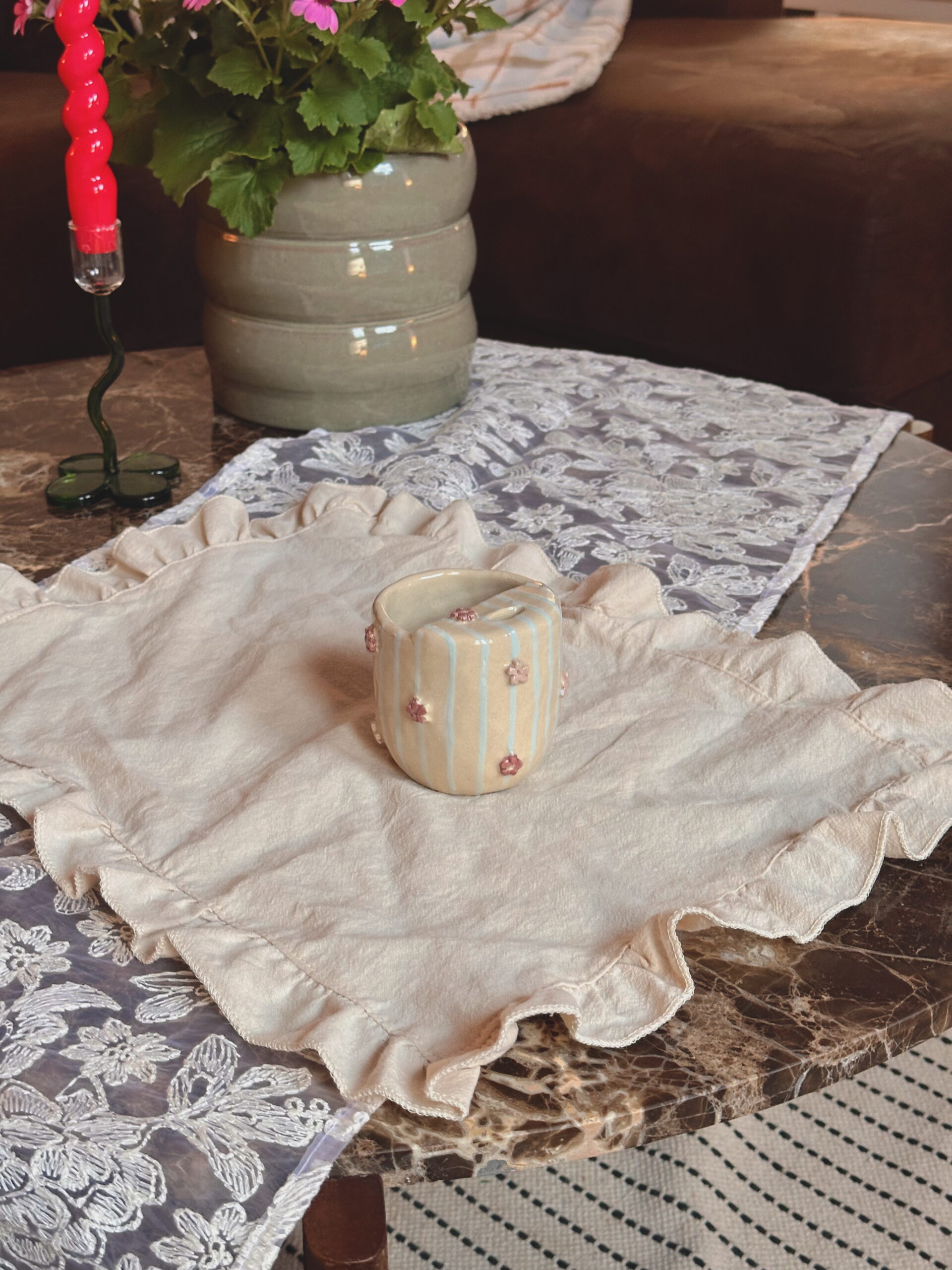 cute blue travel cup - Imagen 4