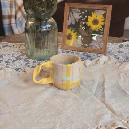 twisted pastel mug