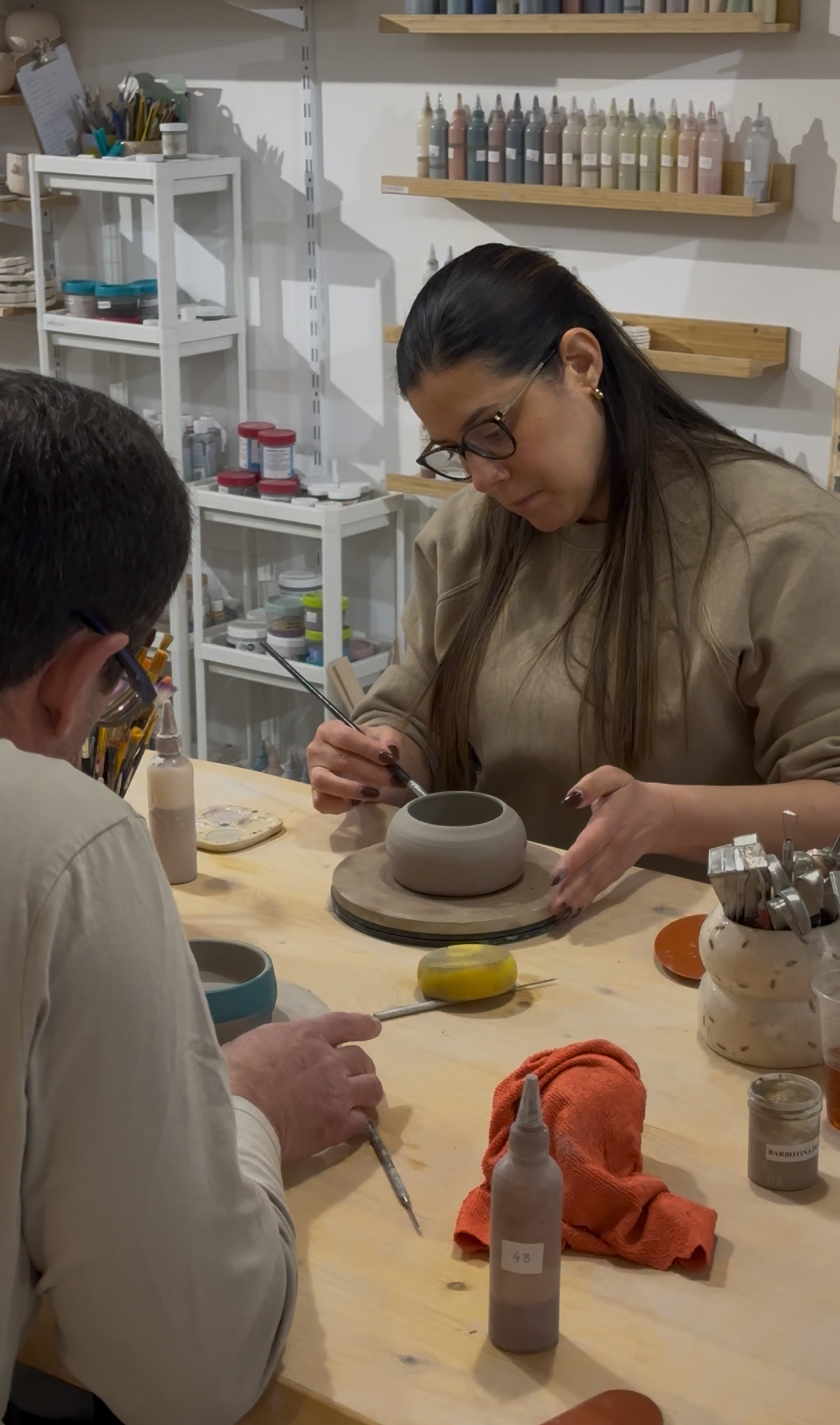 Taza o bowl en torno cerámico · dom 21 junio - Imagen 4
