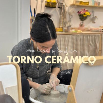 Taza o bowl en torno cerámico · dom 21 junio
